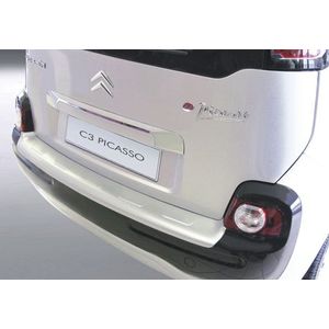 Achterbumper Beschermer | Citroën C3 Picasso 5-deurs 2009- | ABS Kunststof | zwart