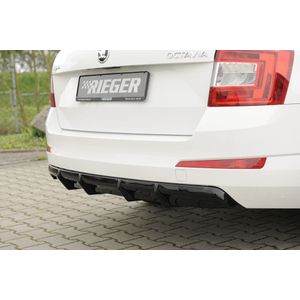 Rieger diffuser | Octavia (5E): 02.13-01.17 (tot Facelift), 02.17- (vanaf Facelift) - Combi, Sedan | stuk glanzend abs | Rieger Tuning