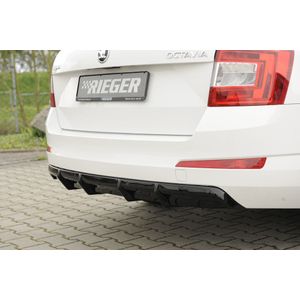 Rieger diffuser | Octavia (5E): 02.13-01.17 (tot Facelift), 02.17- (vanaf Facelift) - Combi, Sedan | stuk glanzend abs | Rieger Tuning