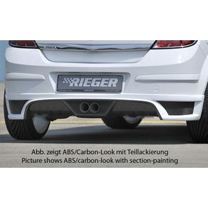 Rieger achteraanzetstuk | Astra H: 03.04- - 5-drs., Hatchback, Sedan | stuk ongespoten abs | Rieger Tuning