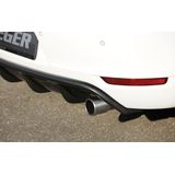 Rieger diffuser | Golf 6 GTI - 3-drs., 5-drs., Cabrio | stuk carbonlook abs | Rieger Tuning