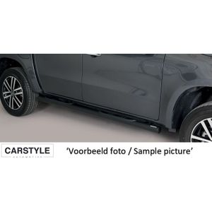 Side Bars | Peugeot | 3008 16- 5d mpv. | RVS zwart Grand Pedana