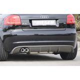 Rieger diffuser | Audi A3 8P 2008-2013 3D | ABS | Carbon-Look