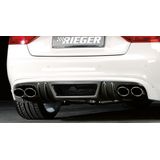 Rieger einddemper Audi A4/A5 (B8) 4-cilinder, ø 66mm verbinding | A4 (B8/B81): 11.07-12.11 (tot Facelift) - Lim., Avant  A5 (B8/B81): 06.07-07.11 (tot Facelift) - Coupé, Cabrio | stuk rvs | Rieger Tuning