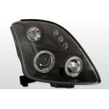 Koplampen Angel Eyes | Suzuki Swift 2005-2010 | zwart