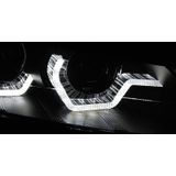 Koplampen | BMW | Z4 Roadster 09-13 2d cab. E89 | Xenon | REAL DRL | 3D LED Angel Eyes | Dynamic Turn Signal | zwart