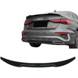 Achterspoiler | Audi | A3 Limousine 20- 4d sed. | type 8Y | M4-Style | glanzend zwart | 01