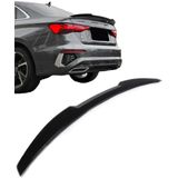 Achterspoiler | Audi | A3 Limousine 20- 4d sed. | type 8Y | M4-Style | glanzend zwart | 01