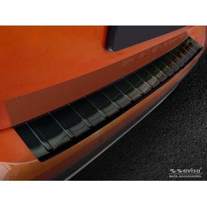 Achterbumperbeschermer | Volkswagen | T-Cross 18- 5d hat. | Ribs | RVS zwart