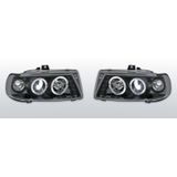 Koplampen Angel Eyes | Seat Ibiza / Cordoba 6K 1993-1999 | zwart