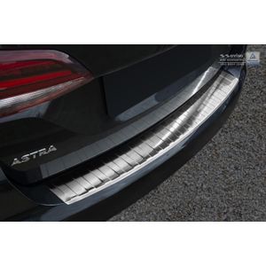 Achterbumperbeschermer | Opel | Astra Sports Tourer 16- 5d sta.  | RVS rvs zilver