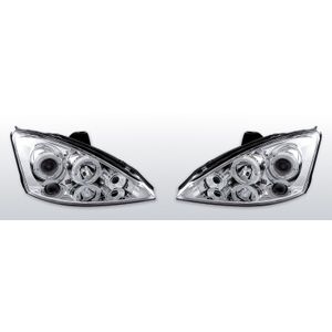 Koplampen Angel Eyes | Ford Focus 3/4/5D 2001-2003 | LED chroom