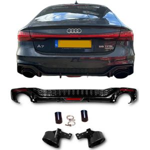 Diffuser | Audi | A7 2018- (C8) | alleen S-line | RS7-Look