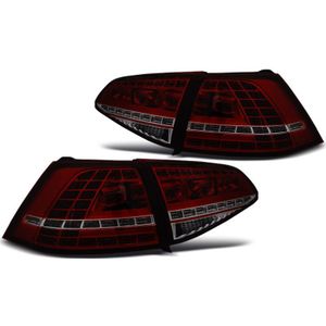 Achterlichten | Volkswagen | Golf VII 2012-2017 3d hat. / Golf VII 2012-2017 5d hat. | GTI-Look | LED | Dynamic Turn Signal | rood en smoke