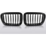 Grillen set | BMW 3-Serie E46 sedan / touring / compact 1998-2001 | mat zwart