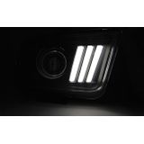 Koplampen | Ford | Mustang 2004-2009 | LED | Tube Light zwart