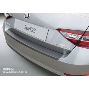 Achterbumper Beschermer | Skoda Superb III 2015- | ABS Kunststof | zwart