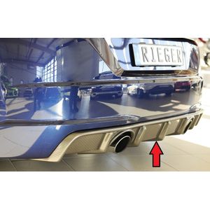 Rieger diffuser | Audi TT (8J-FV/8S) S-Line 2014-2018 / Audi TT (8J-FV/8S) 2018- | stuk carbonlook abs | Rieger Tuning