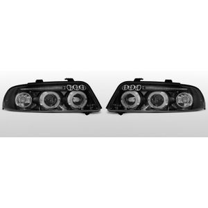 Koplampen Angel Eyes | Audi A4 B5 1999-2000 | zwart