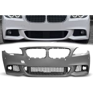 Voorbumper |  BMW | 5-serie Sedan F10 en Touring  F11 2010-2013 | M-pakket | ABS kunststof | m PDC | v M