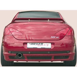 Rieger achteraanzetstuk | 307: 04.01-04.05 (tot Facelift), 05-05- (vanaf Facelift) - Cabrio CC | stuk ongespoten abs | Rieger Tuning