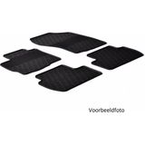 Rubber mattenset | Skoda Octavia III 2013-2017 & 2017- (T profiel 4-delig + montageclips) | Gledring