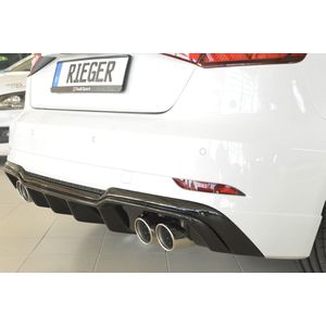 Diffuser | Audi | A3 (8V) / A3 Sportback (8V) 2016- | S-Line | ddr | glanzend | ABS | Rieger Tuning