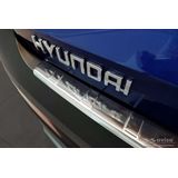 Achterbumperbeschermer | Hyundai | Bayon 21- 5d hat. | RVS | rvs zilver