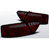 Achterlichten | Audi | A5 2007-2011 | LED-BAR | rood / smoke