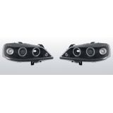 Koplampen Angel Eyes | Opel Astra G 1998-2004 | LED | zwart