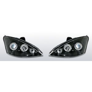 Koplampen Angel Eyes | Ford Focus 1998-2001 | zwart