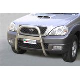 Pushbar | Hyundai | Terracan 04-07 5d suv. | RVS rvs zilver High Medium Bar