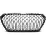 Grill | Audi | A4 15- 4d sed. / A4 Avant 2015-2019 5d sta. | B9 | RS-Style | ABS Kunststof zwart Mat