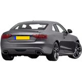 Achterspoiler | Audi | A5 Coupé 07-11 2d cou. / A5 Coupé 11-16 2d cou. | type B8 8T | Caratere-Look | glanzend zwart