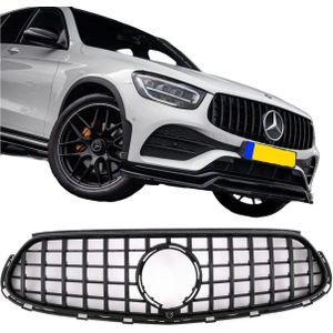 Grill | Mercedes-Benz | GLC-klasse 22- 5d suv X254 / GLC-klasse Coupé 22- 5d suv C254 | AMG-Line | PANAMERICANA AMG GT-Look | zwart | 02