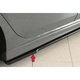 Side skirt aanzetstuk | Volkswagen Golf 7 2012-2020 / Golf 8 Hatchback 2020- / Seat Leon (5F) 2013-2020 | stuk | rechts | glanzend | Rieger Tuning