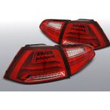 Achterlichten Volkswagen Golf 7 2013- | LED-BAR | rood / wit