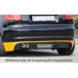 Rieger achteraanzetstuk | Audi A3 8P 2008-2013 3D | ABS | Carbon-Look