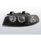 Koplampen Angel Eyes | Audi A4 B5 1994-1998 | zwart