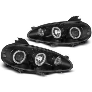 Koplampen | Mazda | MX-5 01-04 2d cab. / MX-5 04-05 2d cab. | Angel Eyes | zwart