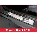 Instaplijsten | Toyota | C-HR 16- 5d hat. / RAV4 16-19 5d suv. | RVS rvs zilver Exclusive 4-delig