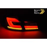 Achterlichten | BMW | 5-serie 10-13 4d sed. F10 / 5-serie 13-17 4d sed. F10 LCI | LED | Dynamic Turn Signal | LED BAR | rood en smoke