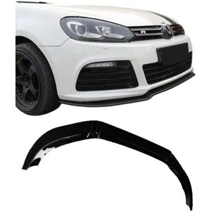 Frontspoiler | Volkswagen | Golf 08-12 3d hat. / Golf 08-12 5d hat. | MK6 R20 | Sport-Look | 3-delig | glanzend zwart