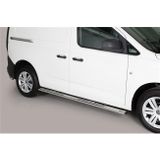 Side Bars | Volkswagen | Caddy Cargo 20- 3d bes. | RVS Design Side Protection rvs zilver