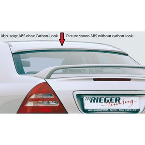 Rieger achterraamspoiler | C-Klasse (W203): 05.00- - Sedan | stuk carbonlook abs | Rieger Tuning