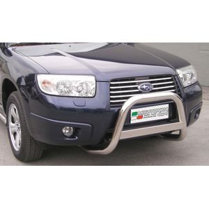 Pushbar | Subaru | Forester 05-08 5d suv. | rvs zilver Medium Bar RVS