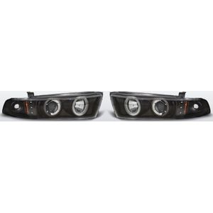 koplampen Angel Eyes | Mitsubishi Gallant 8 EA0 1996-2006 | zwart