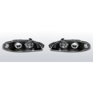 koplampen Angel Eyes | Mitsubishi Eclipse D30 1997-1998 | zwart