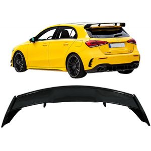 Dakspoiler | Mercedes-Benz | A-klasse 18- 5d hat. W177 | A45 AMG-Look | AERO PACK | glanzend zwart | 01