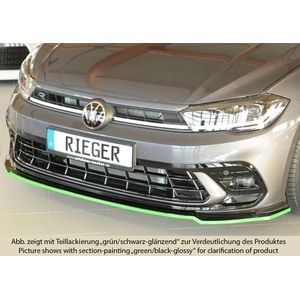 Spoilerzwaard | Volkswagen | Polo 21- 5d hat. | GTI / R-Line | ABS | glanzend | Rieger Tuning